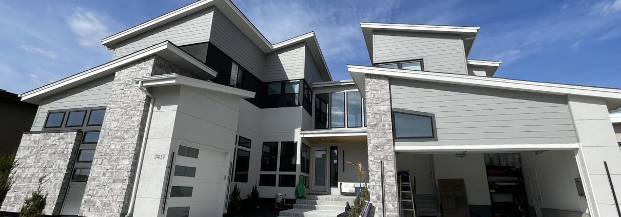 home inspector at work -- Green Door Home Inspections