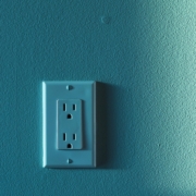 GFCI outlet with test and reset buttons -- Green Door Home Inspections